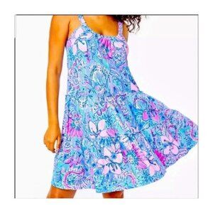 Lilly Pulitzer Loro Swing Dress in Multi *Pop Up Got Your Back* Size Large